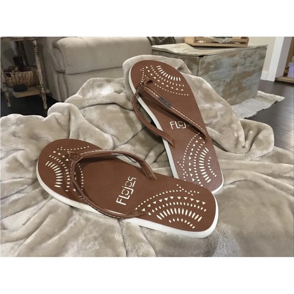 Flojos flip flops sandals Sz. 8